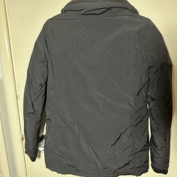 Zara Black Toggle Jacket with Fur Collar - Picture 8 of 10